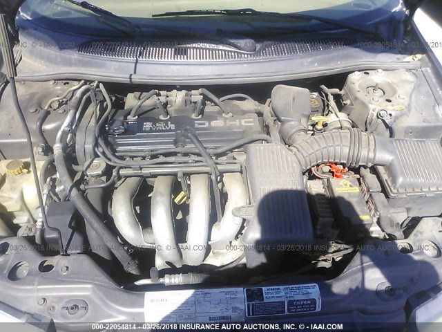 1B3EJ46X1YN136569 - 2000 DODGE STRATUS SE GRAY photo 10