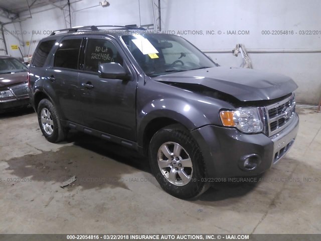 1FMCU9EG4BKB32922 - 2011 FORD ESCAPE LIMITED GRAY photo 1