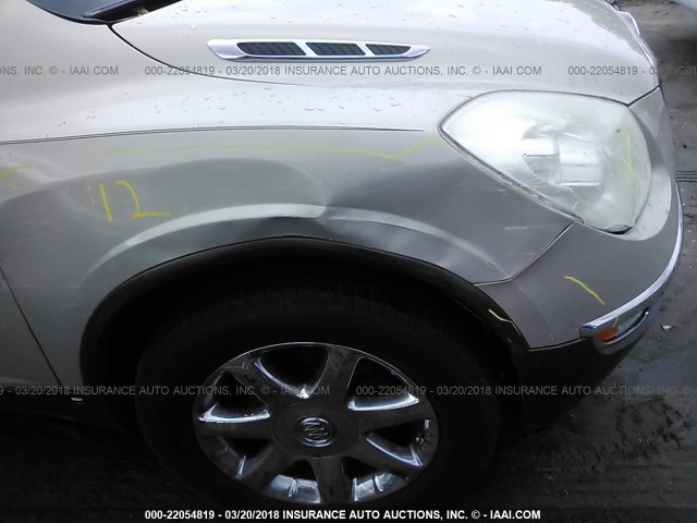 5GAER23788J243496 - 2008 BUICK ENCLAVE CXL BEIGE photo 6