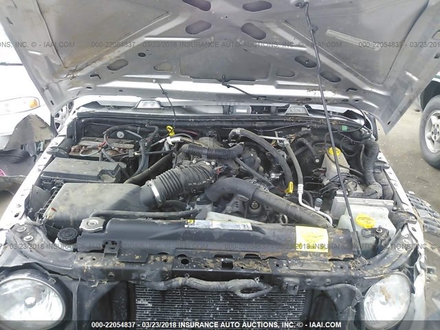 1J4AA2D1XBL601542 - 2011 JEEP WRANGLER SPORT ვერცხლისფერი ფოტო 10