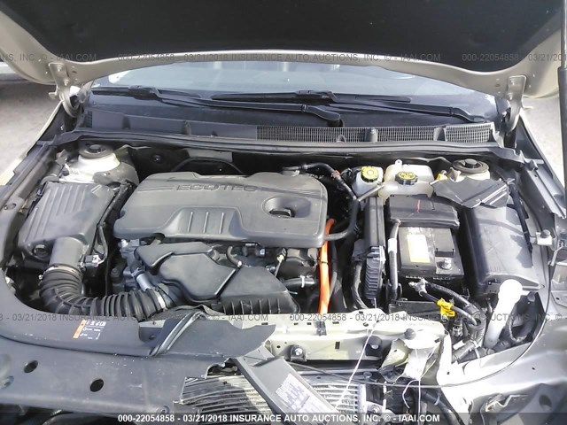 1G4GB5GRXGF206715 - 2016 BUICK LACROSSE 金色 照片 10