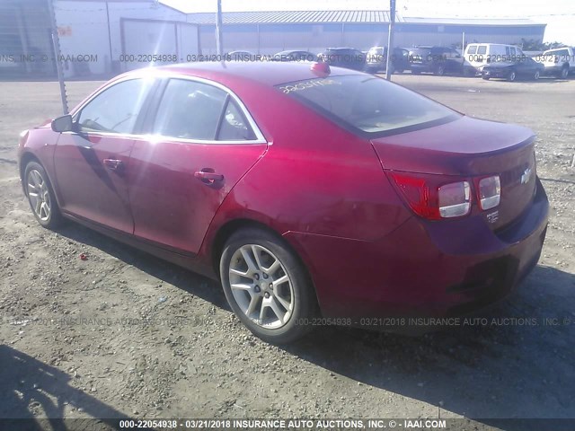 1G11D5RRXDF104823 - 2013 CHEVROLET MALIBU 1LT 红色 照片 3