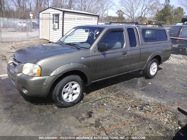 1N6DD26S92C343267 - 2002 NISSAN FRONTIER KING CAB XE GREEN photo 2