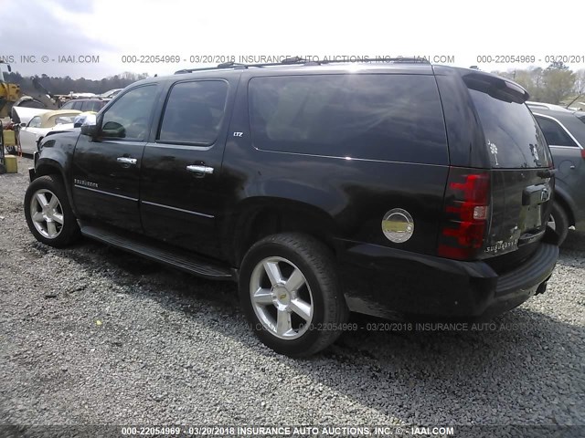 1GNFC16017R334761 - 2007 CHEVROLET SUBURBAN C1500 BLACK photo 3