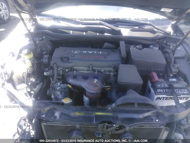 4T1BE46K99U887870 - 2009 TOYOTA CAMRY SE/LE/XLE BLACK photo 10
