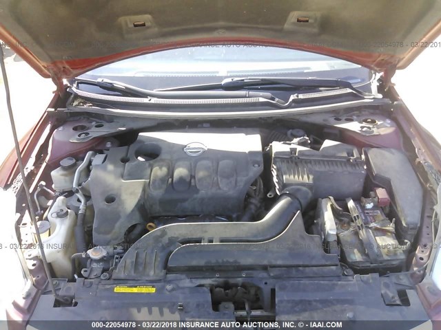 1N4AL2AP4AN494618 - 2010 NISSAN ALTIMA S MAROON photo 10