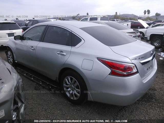 1N4AL3AP2FC130285 - 2015 NISSAN ALTIMA 2.5/S/SV/SL SILVER photo 3