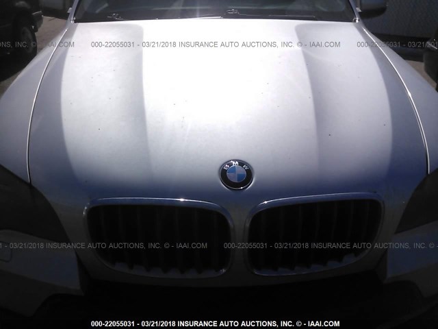 5UXFE43577LY82852 - 2007 BMW X5 3.0I SILVER photo 10
