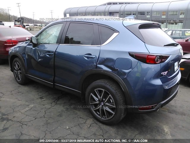 JM3KFBCM2J0323346 - 2018 MAZDA CX-5 TOURING BLUE photo 3