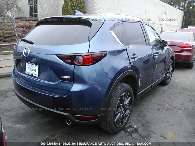 JM3KFBCM2J0323346 - 2018 MAZDA CX-5 TOURING BLUE photo 4