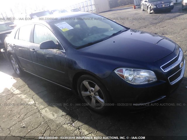 1G1ZC5E13BF351068 - 2011 CHEVROLET MALIBU 1LT BLUE photo 1