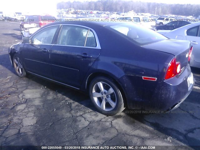 1G1ZC5E13BF351068 - 2011 CHEVROLET MALIBU 1LT BLUE photo 3