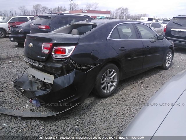 1G11C5SL1EF246763 - 2014 CHEVROLET MALIBU 1LT BLACK photo 4