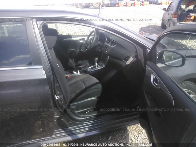 3N1AB7AP8DL773555 - 2013 NISSAN SENTRA S/SV/SR/SL GRAY photo 5