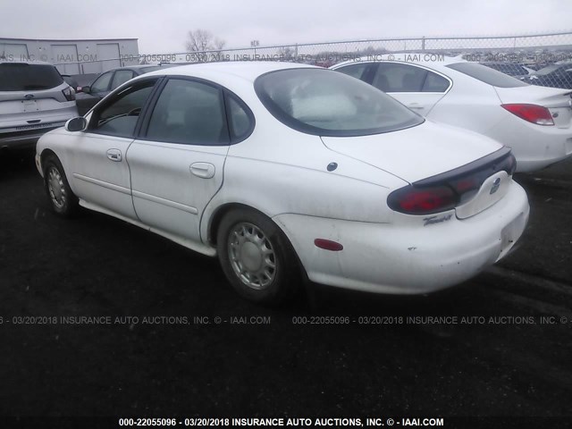 1FALP53S6TG279782 - 1996 FORD TAURUS LX WHITE photo 3