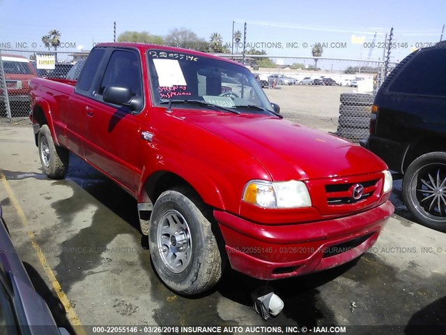 4F4YR16U62TM17883 - 2002 MAZDA B3000 CAB PLUS RED photo 1