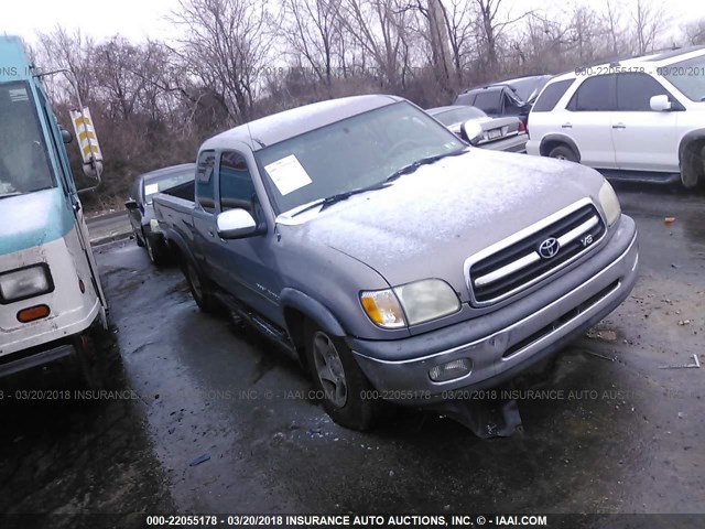 5TBBT4416YS102527 - 2000 TOYOTA TUNDRA ACCESS CAB/ACCESS CAB SR5 GRAY photo 1