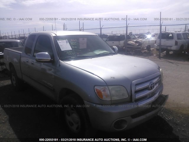 5TBRU34135S453414 - 2005 TOYOTA TUNDRA ACCESS CAB SR5 SILVER photo 1