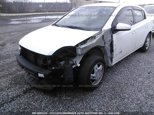 3N1AB61E19L685155 - 2009 NISSAN SENTRA 2.0/2.0S/2.0SL WHITE photo 6