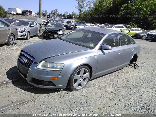 WAUDV74F18N120203 - 2008 AUDI A6 4.2 QUATTRO GREEN photo 2