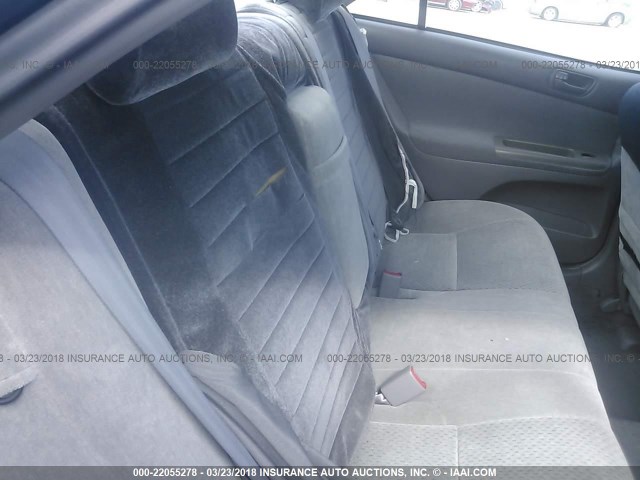 4T1BE32K03U751473 - 2003 TOYOTA CAMRY LE/XLE/SE BLUE photo 8