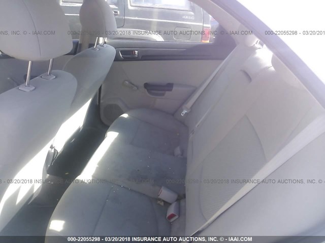 KNAFT4A26C5504887 - 2012 KIA FORTE LX WHITE photo 8