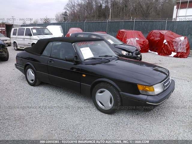 YS3AL75L6L7003187 - 1990 SAAB 900 BLACK photo 1