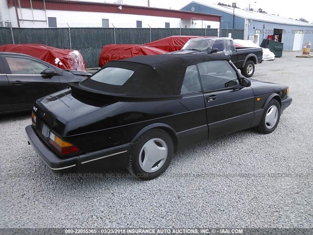 YS3AL75L6L7003187 - 1990 SAAB 900 BLACK photo 4