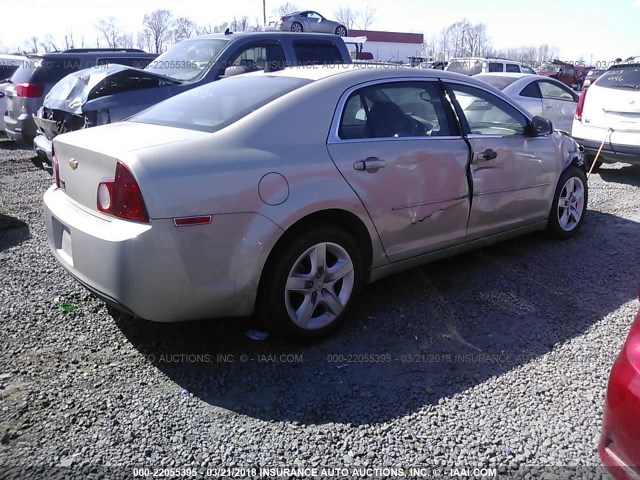 1G1ZB5E09CF190351 - 2012 CHEVROLET MALIBU LS GRAY photo 4
