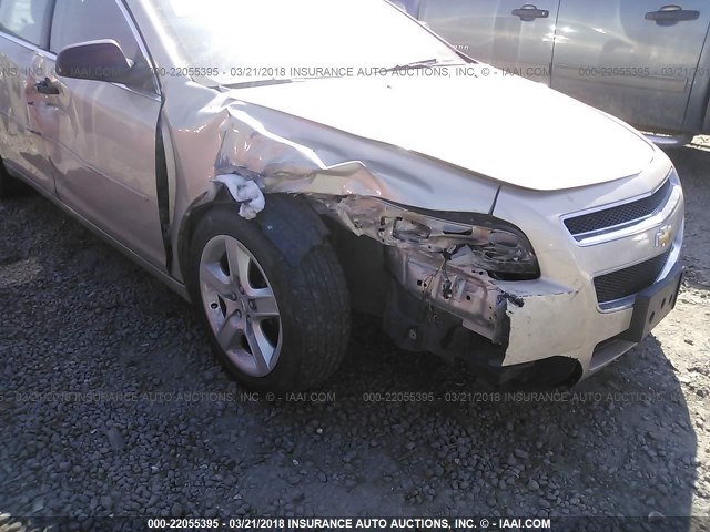 1G1ZB5E09CF190351 - 2012 CHEVROLET MALIBU LS GRAY photo 6