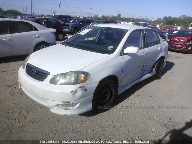 1NXBR32E96Z648166 - 2006 TOYOTA COROLLA CE/LE/S WHITE photo 2