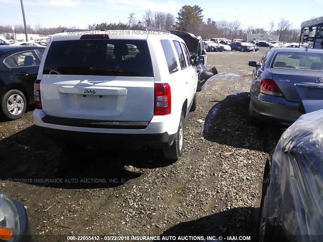 1C4NJPBA9GD811722 - 2016 JEEP PATRIOT SPORT WHITE photo 4