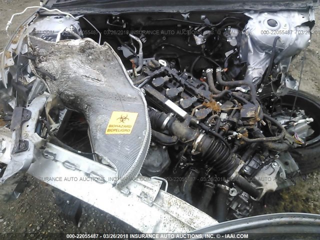 1HGCV1F34JA055277 - 2018 HONDA ACCORD SPORT 银色 照片 10