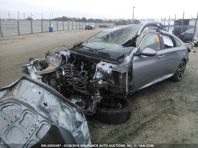 1HGCV1F34JA055277 - 2018 HONDA ACCORD SPORT 银色 照片 2
