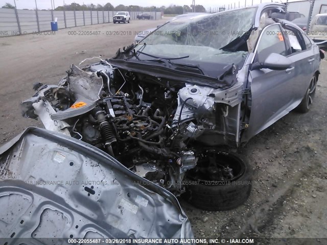 1HGCV1F34JA055277 - 2018 HONDA ACCORD SPORT 银色 照片 6