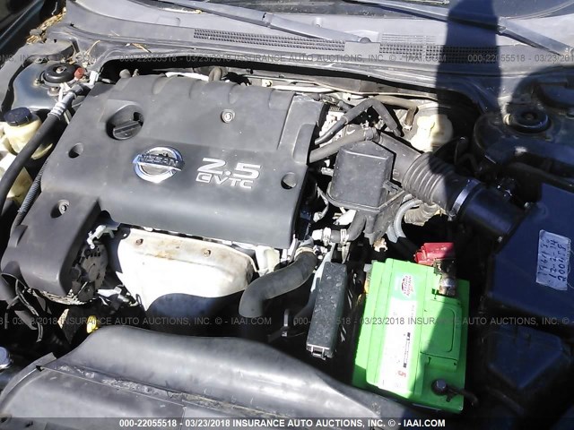 1N4AL11D56C132929 - 2006 NISSAN ALTIMA S/SL ლურჯი ფოტო 10