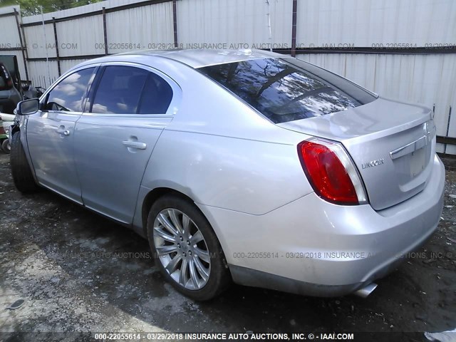 1LNHM93R39G630942 - 2009 LINCOLN MKS SILVER photo 3