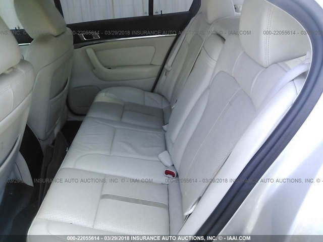 1LNHM93R39G630942 - 2009 LINCOLN MKS SILVER photo 8
