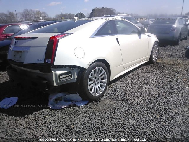 1G6DK1E31C0121633 - 2012 CADILLAC CTS PERFORMANCE COLLECTION WHITE photo 4