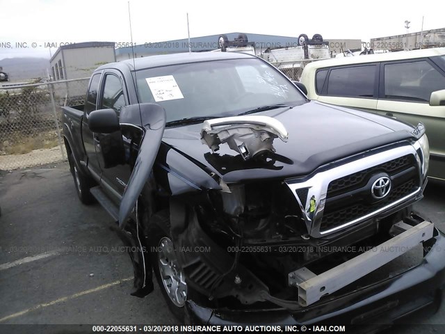 5TFTX4GN0BX004433 - 2011 TOYOTA TACOMA PRERUNNER ACCESS CAB BLACK photo 1