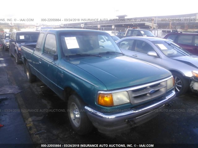 1FTCR14A4TPB02960 - 1996 FORD RANGER SUPER CAB GREEN photo 6