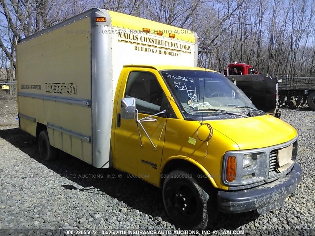 1GDHG31R0X1041077 - 1999 GMC SAVANA CUTAWAY G3500 YELLOW photo 1