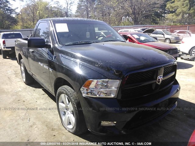 3C6JD6AT6CG277232 - 2012 DODGE RAM 1500 ST BLACK photo 1