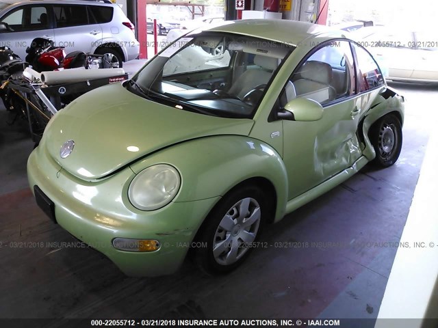 3VWBK21C73M408548 - 2003 VOLKSWAGEN NEW BEETLE GL 绿色 照片 2