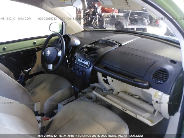 3VWBK21C73M408548 - 2003 VOLKSWAGEN NEW BEETLE GL 绿色 照片 5