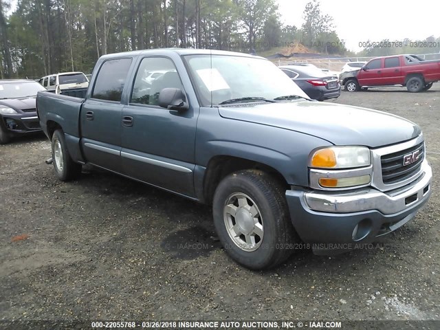 2GTEC13Z361310394 - 2006 GMC NEW SIERRA C1500 BLUE photo 1