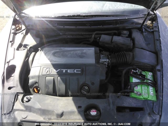 JH4KB16596C004470 - 2006 ACURA RL GRAY photo 10