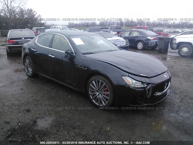 ZAM57RTA8H1234012 - 2017 MASERATI GHIBLI S/Q4 BLACK photo 6