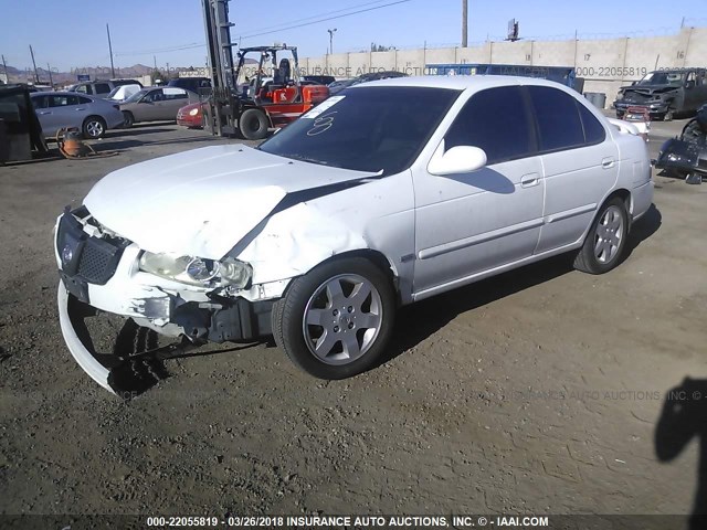 3N1CB51D76L629985 - 2006 NISSAN SENTRA 1.8/1.8S WHITE photo 2