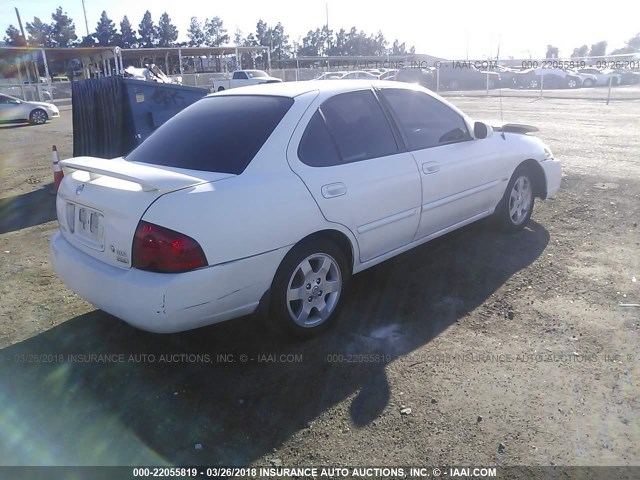 3N1CB51D76L629985 - 2006 NISSAN SENTRA 1.8/1.8S WHITE photo 4